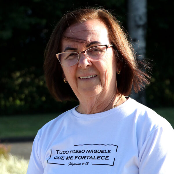 Camiseta "Tudo posso naquele que me fortalece" — branco — principal